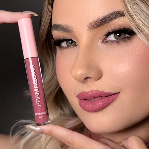 BATOM LÍQUIDO MATTE HIDRATANTE - 4ml - PRAMAQUIAR
