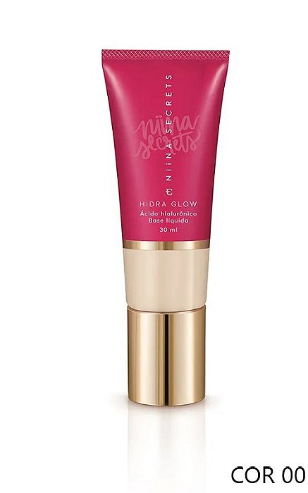 BASE LÍQUIDA NIINA SECRETS HIDRA GLOW - 30ml - NIINA SECRETS by EUDORA