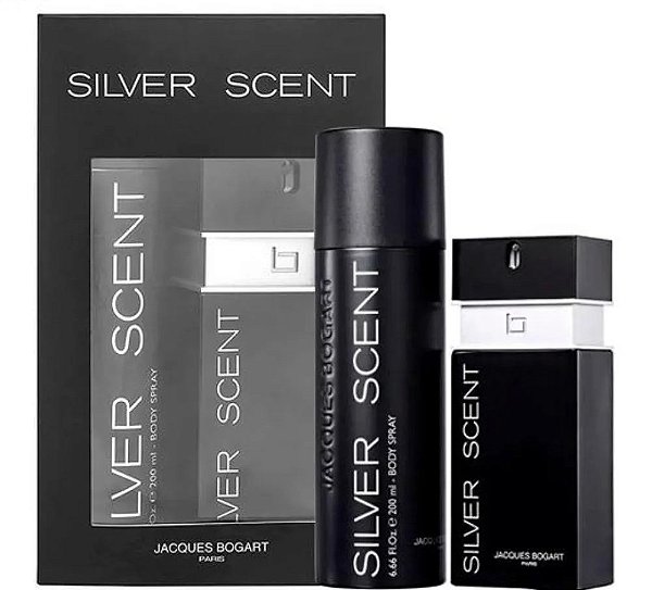SILVER SCENT EAU DE TOILETTE 100ml BODY SPRAY 200ml JACQUES