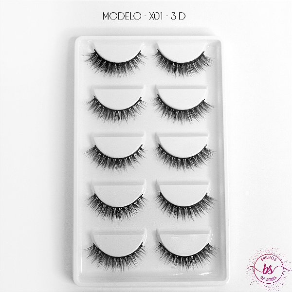 CARTELA DE CÍLIOS 3D - MODELO X01
