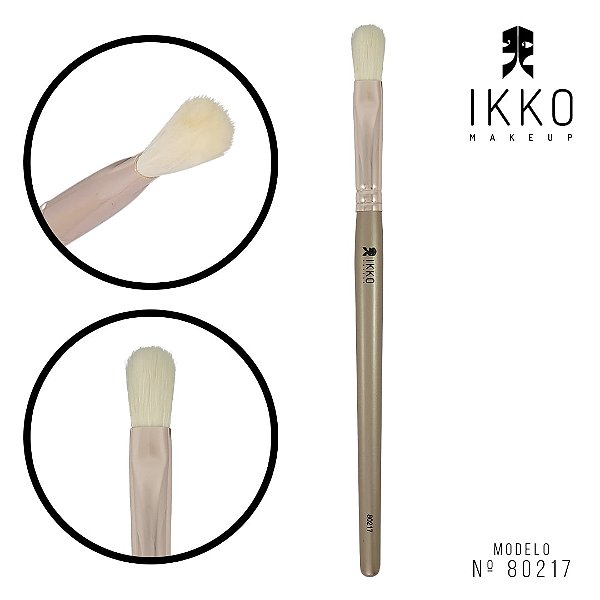 PINCEL 80217 - LINHA DOURADA - IKKO MAKEUP