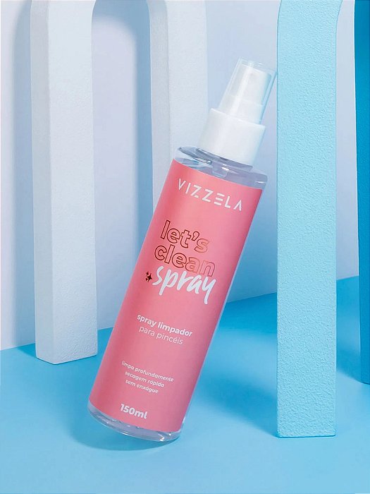 SPRAY LIMPADOR DE PINCÉIS LET'S CLEAN - 150ml - VIZZELA
