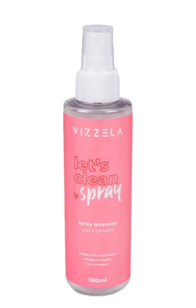 SPRAY LIMPADOR DE PINCÉIS LET'S CLEAN - 150ml - VIZZELA