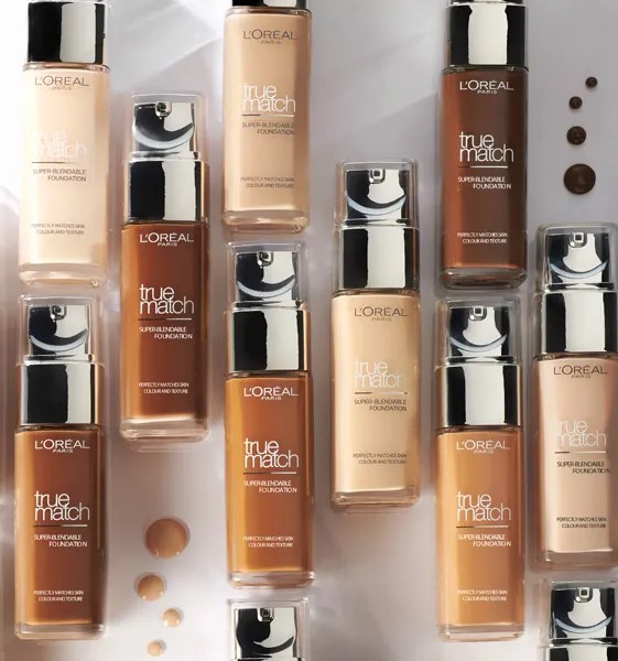 BASE MÉDIA COBERTURA TRUE MATCH SUPER BLENDABLE FOUNDATION -30ml - L'OREAL (EUROPÉIA)