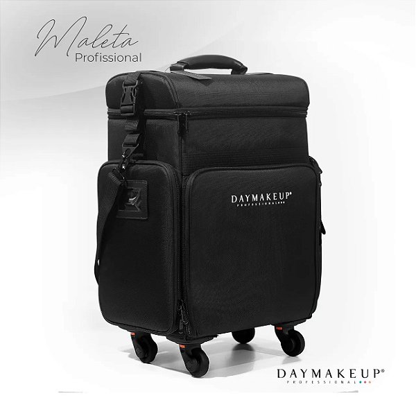 MALETA PROFISSIONAL - 4 RODAS - DAYMAKEUP