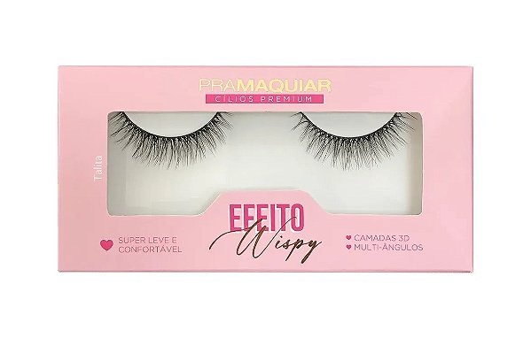 CÍLIOS POSTIÇOS PREMIUM - EFEITO WISPY #1136 TALITA - PRAMAQUIAR