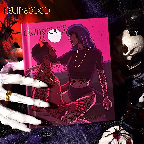 PALETA HALLOWEEN MOONLIGHT BOOK - 69 CORES - KEVIN & COCO