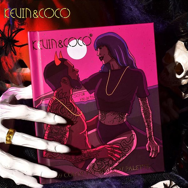 PALETA HALLOWEEN MOONLIGHT BOOK - 69 CORES - KEVIN & COCO