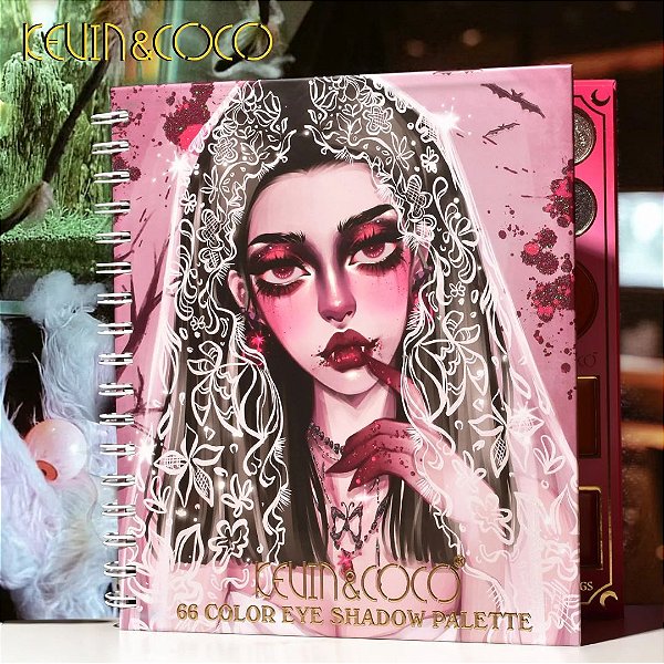 PALETA HALLOWEEN VAMPIRE BRIDE - 66 CORES - KEVIN & COCO