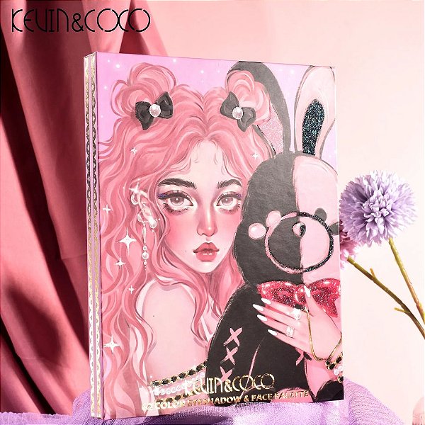 PALETA BUNNY GIRL - 62 CORES - KEVIN & COCO