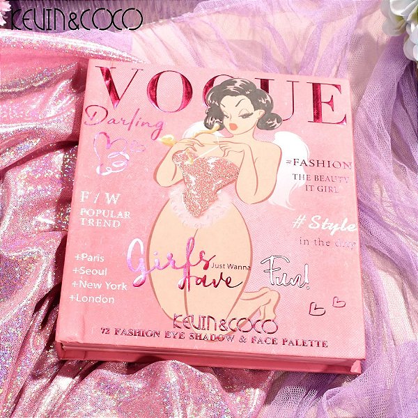 PALETA ANGEL HOT GIRL - 72 CORES - KEVIN & COCO