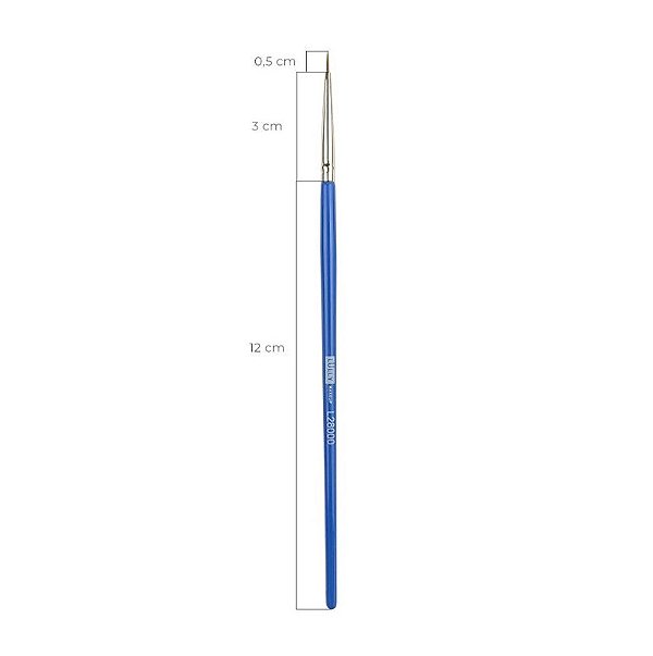 L28000 - PINCEL PONTA FINA DE DELINEAR - LULLY MAKEUP