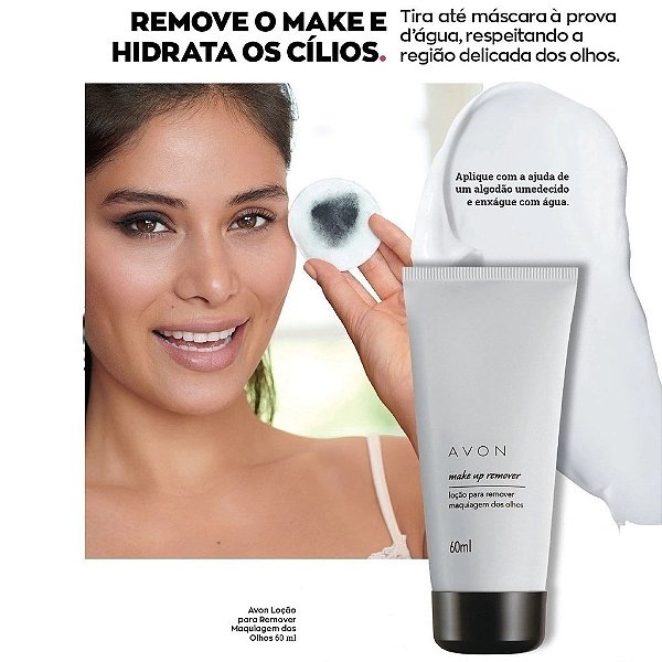 LOÇÃO PARA REMOVER MAQUIAGEM DOS OLHOS - 60ml - AVON