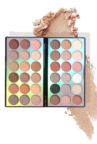 PALETA DE SOMBRAS COMPACTA - 36 CORES - MISS RÔSE