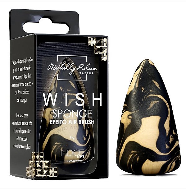 WISH SPONGE - ESPONJA EFEITO AIR BRUSH - MICHELLY PALMA