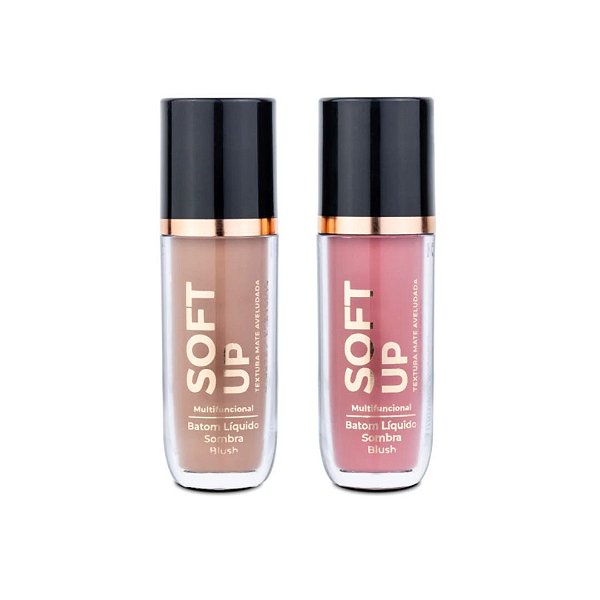 SOFT UP - BATOM x BLUSH x SOMBRA - 4ml - USTÉ COSMÉTICOS