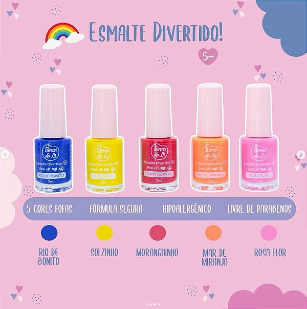 UNHAS ENCANTADAS - ESMALTE 5+ - TURMA DA LÚ