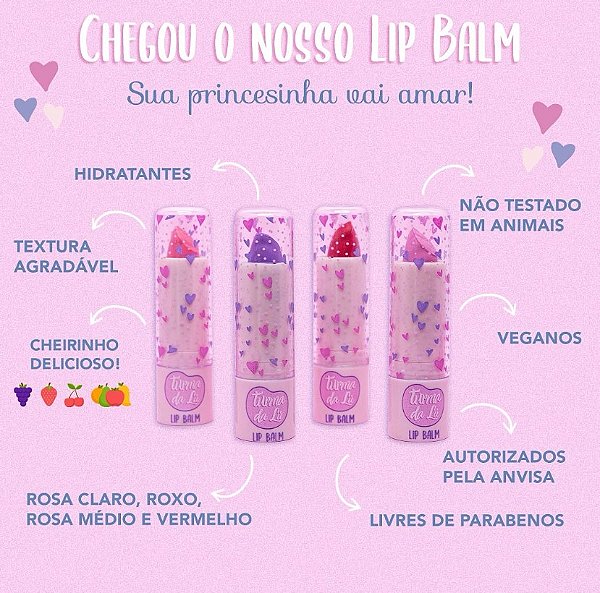 LIP BALM - 3+ - TURMA DA LÚ