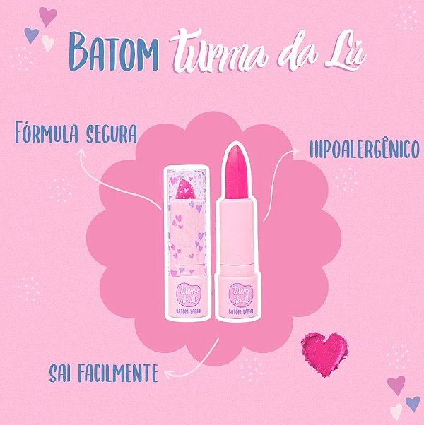 BATOM LABIAL - 3+ - TURMA DA LÚ