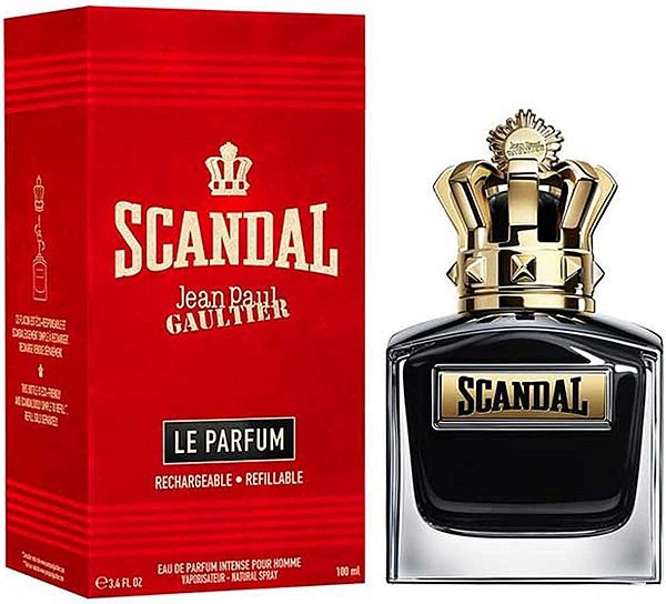 SCANDAL LE PARFUM - EAU DE PARFUM INTENSE - MASCULINO - 80ml - JEAN PAUL GAULTIER
