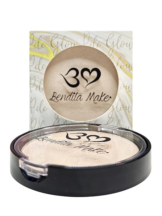 PELE GLOW PÓ COMPACTO COM EFEITO GLOW - BENDITA MAKE BY RAQUEL SPOSITTO