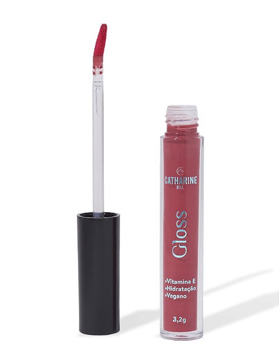 GLOSS LABIAL COLORIDO - ALTO PODER DE BRILHO - 3,2g - CATHARINE HILL