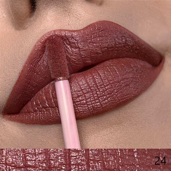 BATOM LÍQUIDO MATTE COM GLITTER - RZ MAKEUP