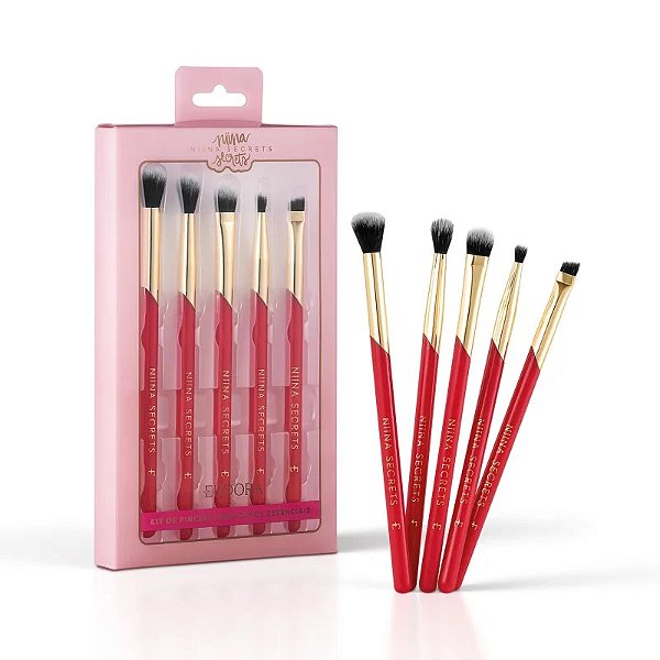 KIT DE PINCÉIS PARA OLHOS - NIINA SECRETS - EUDORA