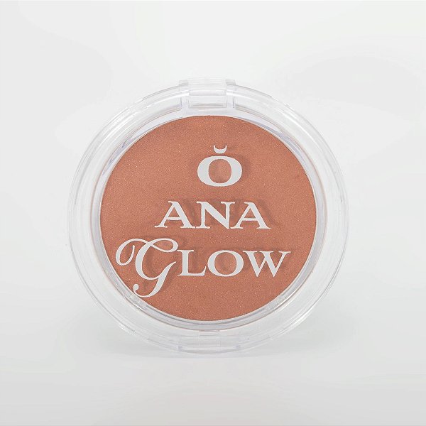 BLUSH COMPACTO ULTRAFINO - CARINHA DE PÊSSEGO - 10g - ANA GLOW