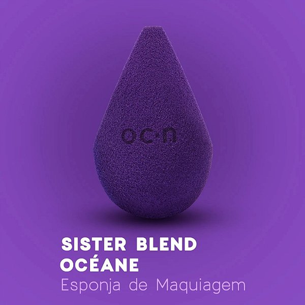 ESPONJA DE MAQUIAGEM SISTER BLEND  ROXA - OCÉANE