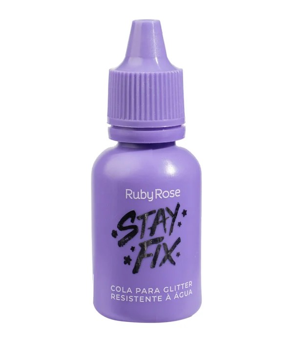 STAY FIX COLA PARA GLITTER RESISTENTE A ÁGUA - 10ml - RUBY ROSE