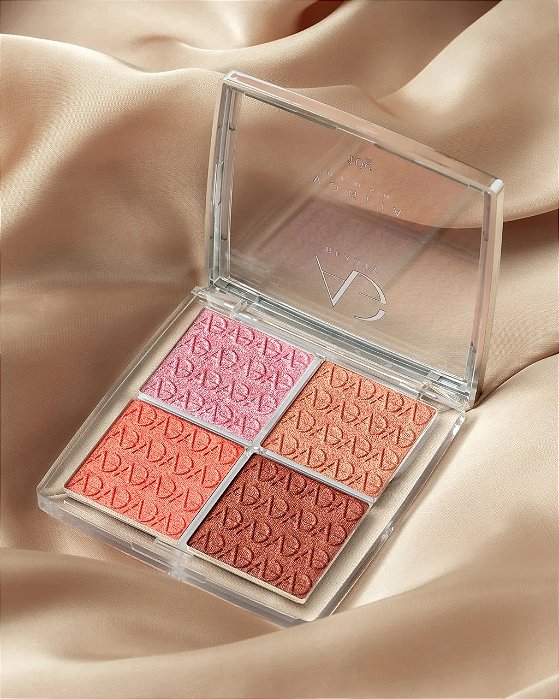 PALETA DE BLUSH VOGLIA - 4 CORES - ALYCE GONTIJO