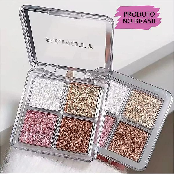 PALETA DE ILUMINADORES - 4 CORES - FAMOTY