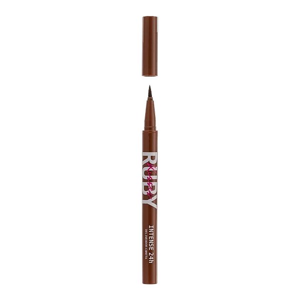CANETA DELINEADORA INTENSE 24H MARROM - RUBY KISSES