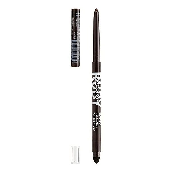 LÁPIS DE OLHO RETRÁTIL À PROVA D'ÁGUA DARK BROWN (MARROM ESCURO) - RUBY KISSES