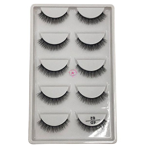 CARTELA DE CÍLIOS 4D - MODELO 02