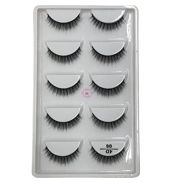 CARTELA DE CÍLIOS 4D - MODELO 06