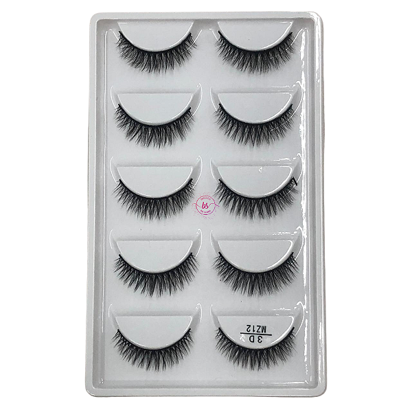 CARTELA DE CÍLIOS 3D - MODELO MZ12