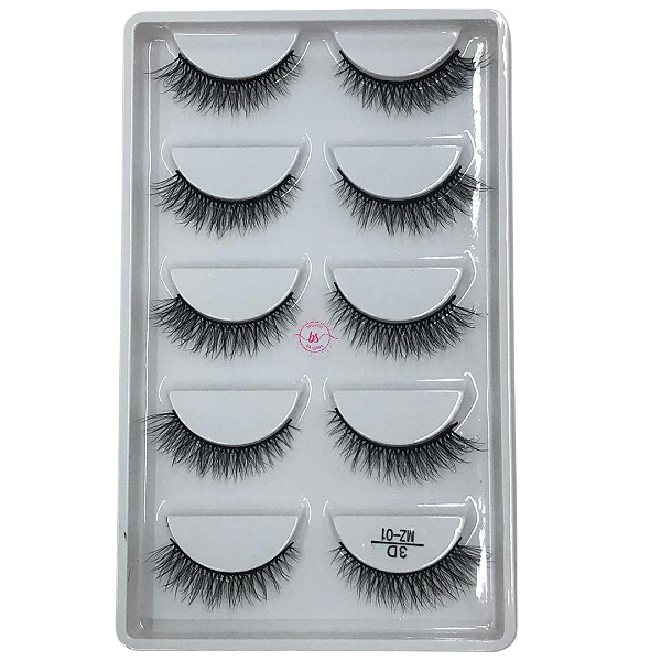 CARTELA DE CÍLIOS 3D - MODELO MZ-01