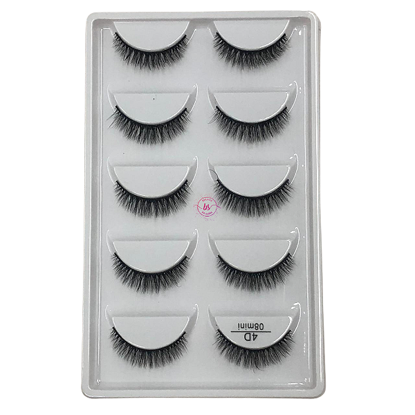 CARTELA DE CÍLIOS 3D - MODELO 08MINI