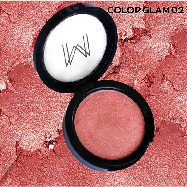 BLUSH COMPACTO COLOR GLAM - 6,5g - MAKE MORE