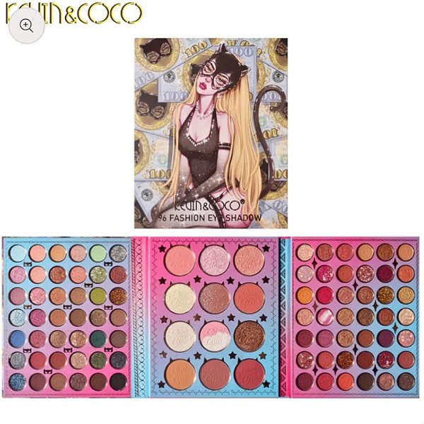 PALETA DOLLAR CATWOMAN - 96 CORES - KEVIN & COCO