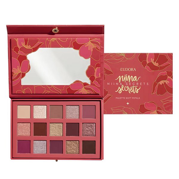 SOFT PETALS PALETTE  - 15 CORES - EUDORA by NIINA SECRETS