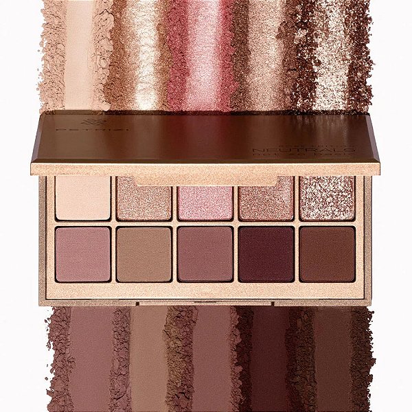 PALETA DE SOMBRAS NEUTRALS NOT SO BASIC ROSÉ EDITION - PETRIZI