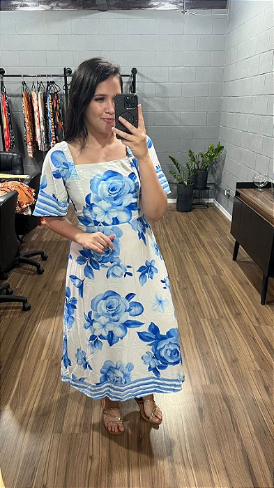 Vestido Jasmine Azul