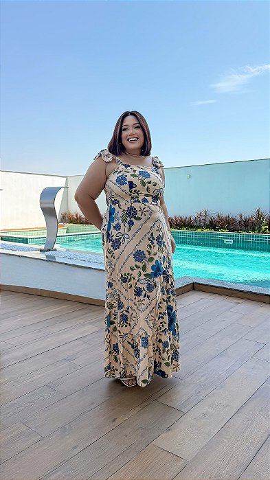 Vestido Longo Juliana - Plus Size