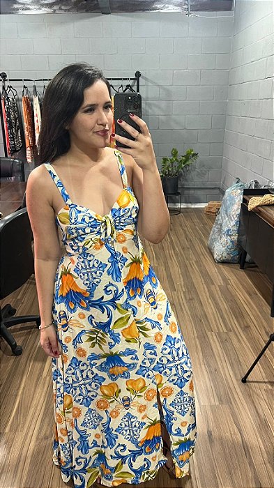 Vestido Bali Azulejo Português