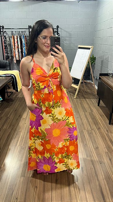 Vestido Longo Letícia - Rosa Silvestre