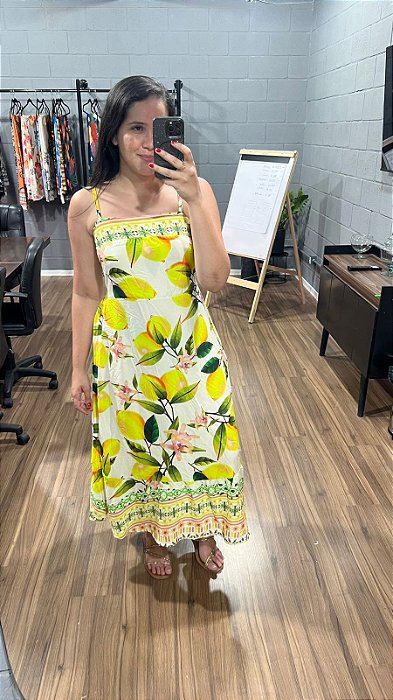 Vestido Micaela - Limão