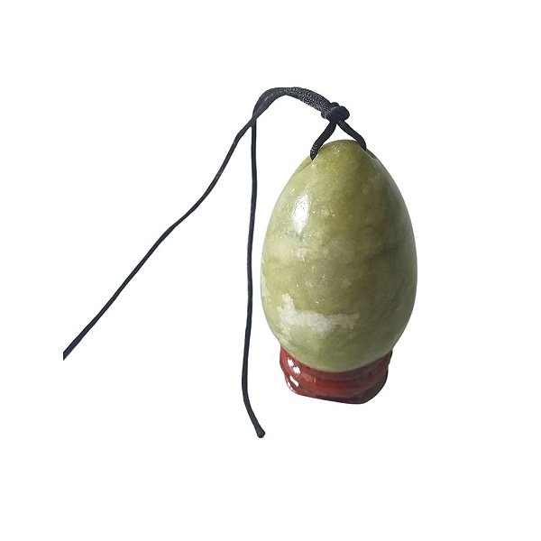 Yoni egg de Jade perfurado 3 cm ( importado)